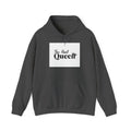The Real Queen Hoodie — 'Slate & Social' Graphic Pullover for Bold Fashionistas