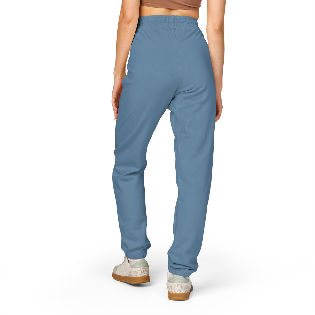 Embroidered 'Mom' Handprint Fleece Sweatpants — Cozy Gift for New Moms & Mother's Day