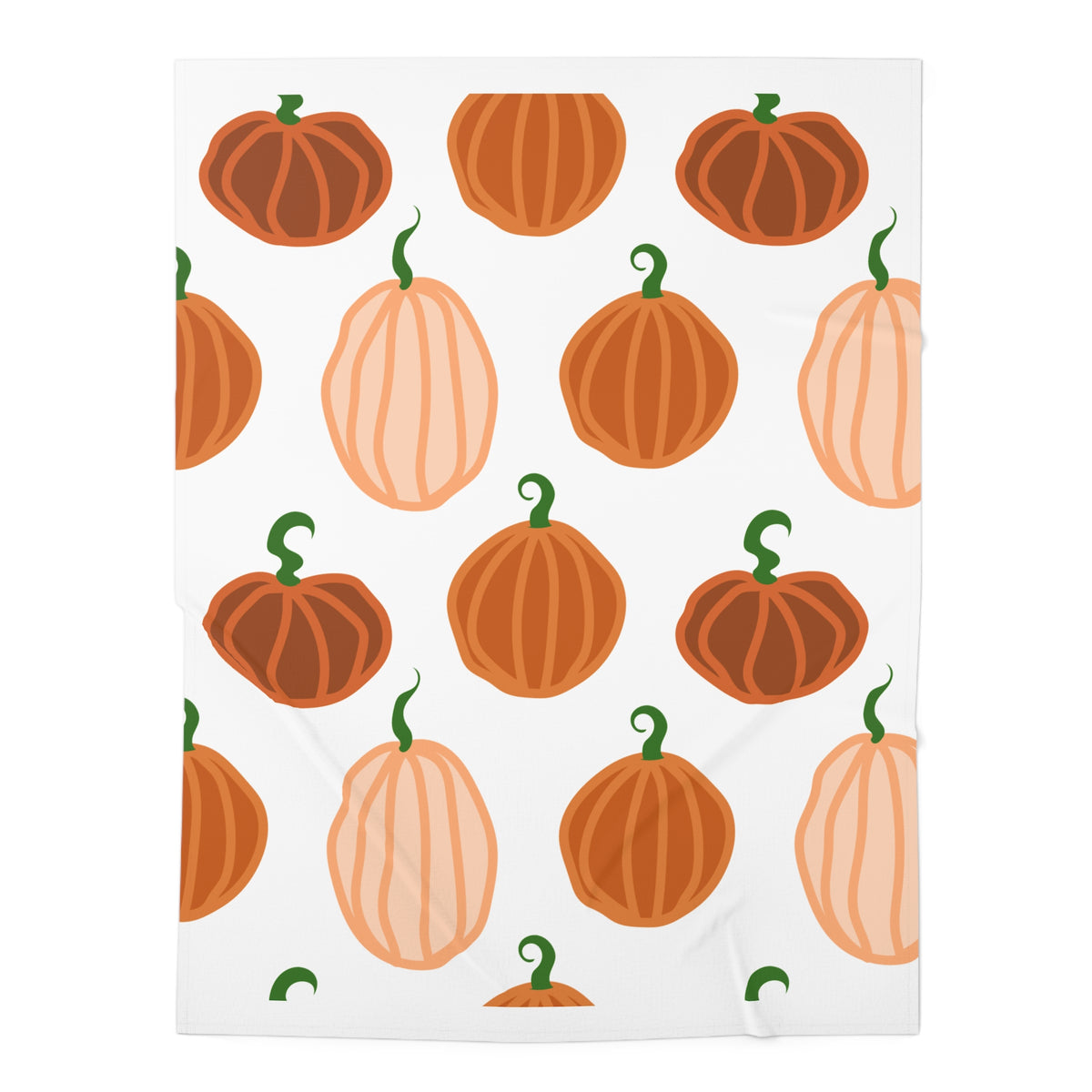 Pumpkin Pattern Baby Swaddle Blanket