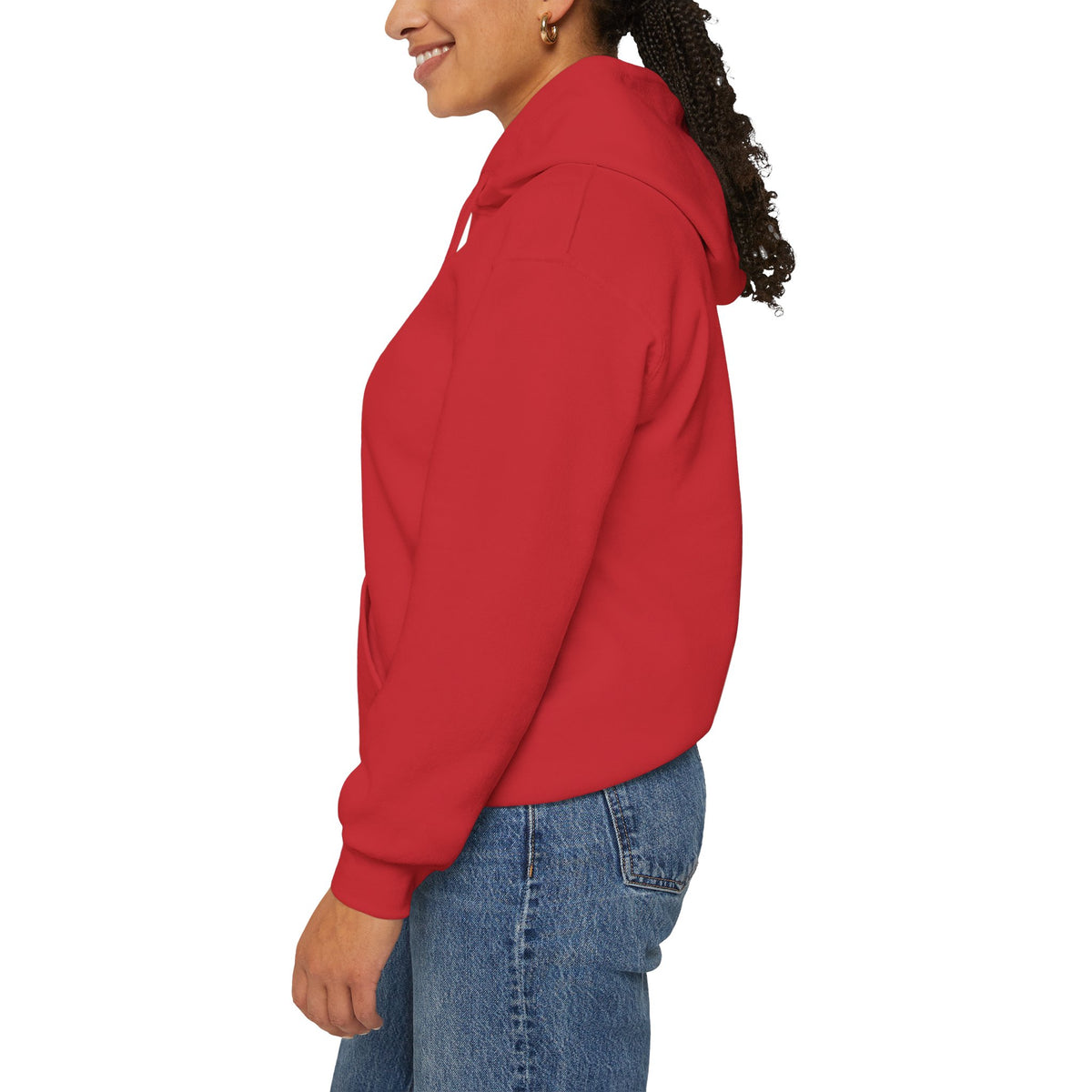 The Real Queen Hoodie — 'Slate & Social' Graphic Pullover for Bold Fashionistas