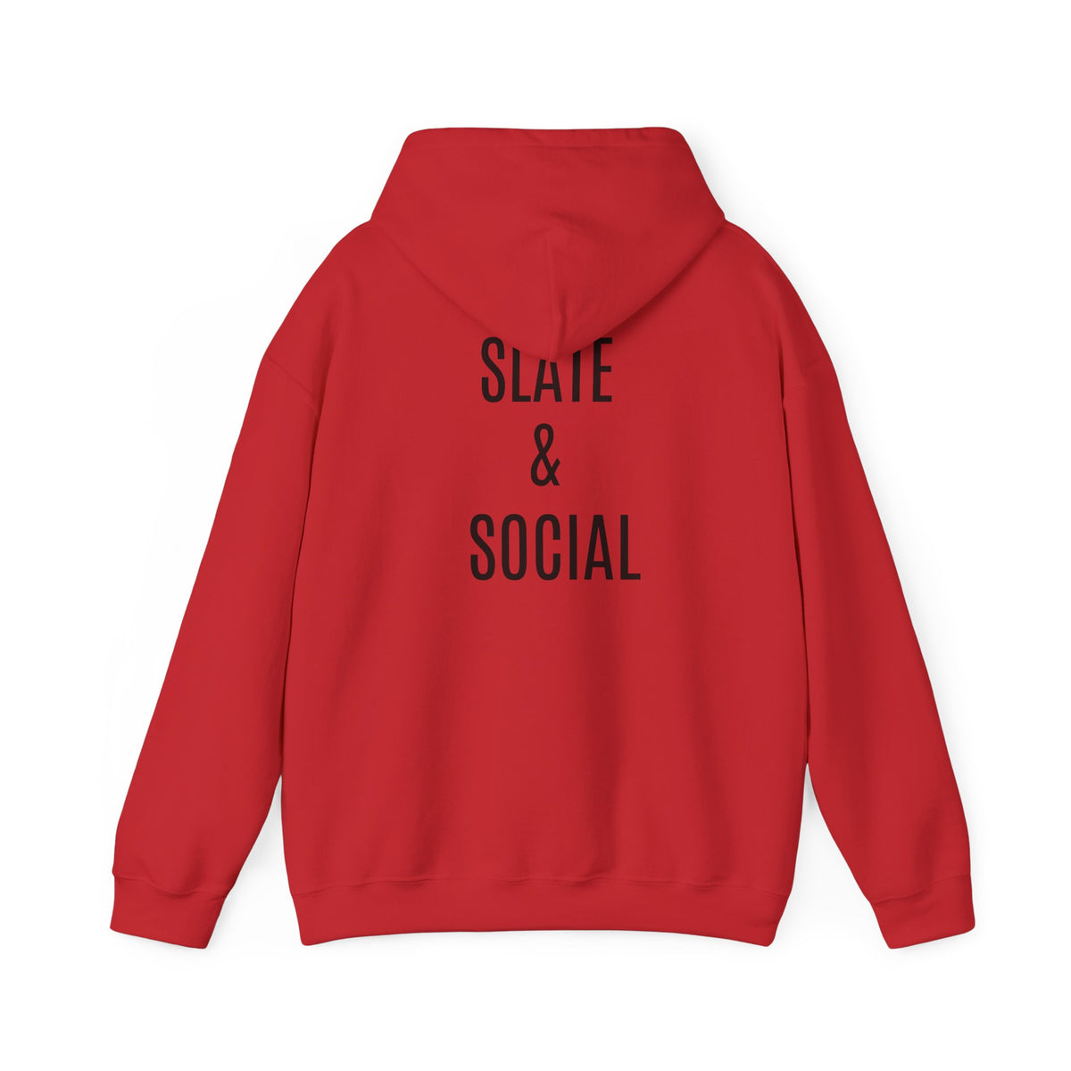Butterfly Graphic Hoodie — 'Slate & Social' Minimalist White Pullover