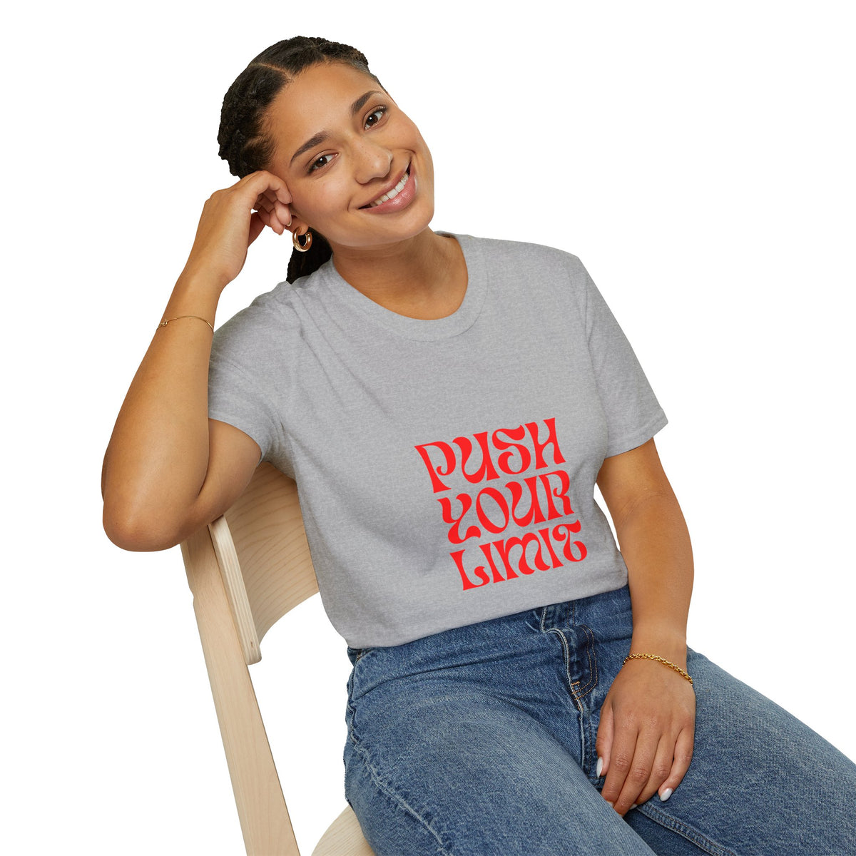 Push Your Limit T-Shirt — Motivational Retro Graphic Tee