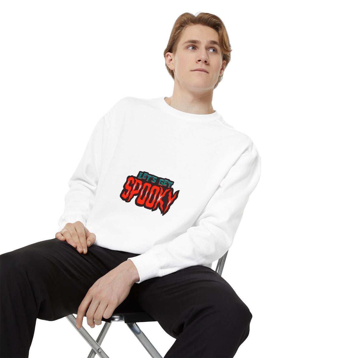 Let's Get Spooky Sweatshirt — Halloween Graphic Crewneck