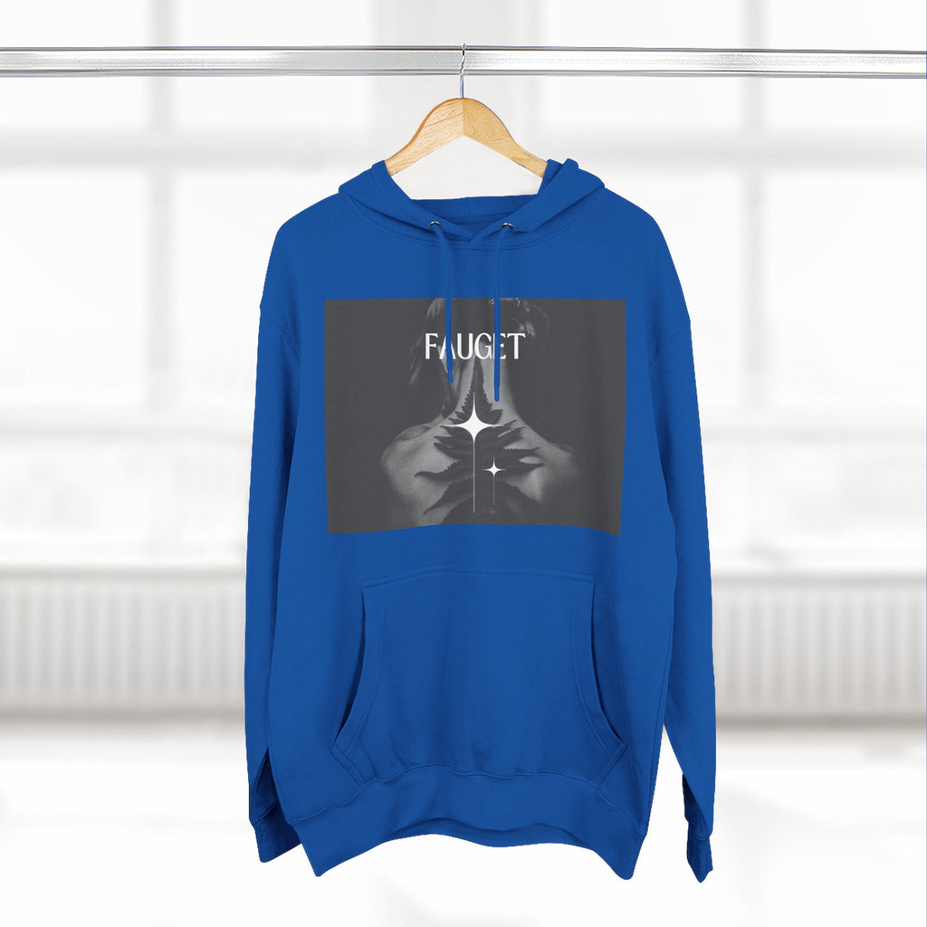 Hoodie — 'FAUCET' Monochrome Prayer Hands Graphic Hoodie