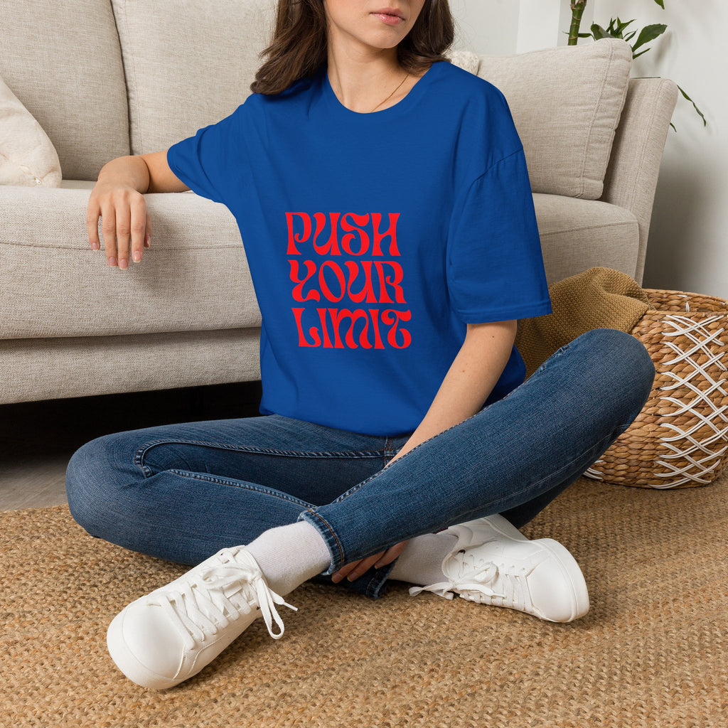 Push Your Limit T-Shirt — Motivational Retro Graphic Tee