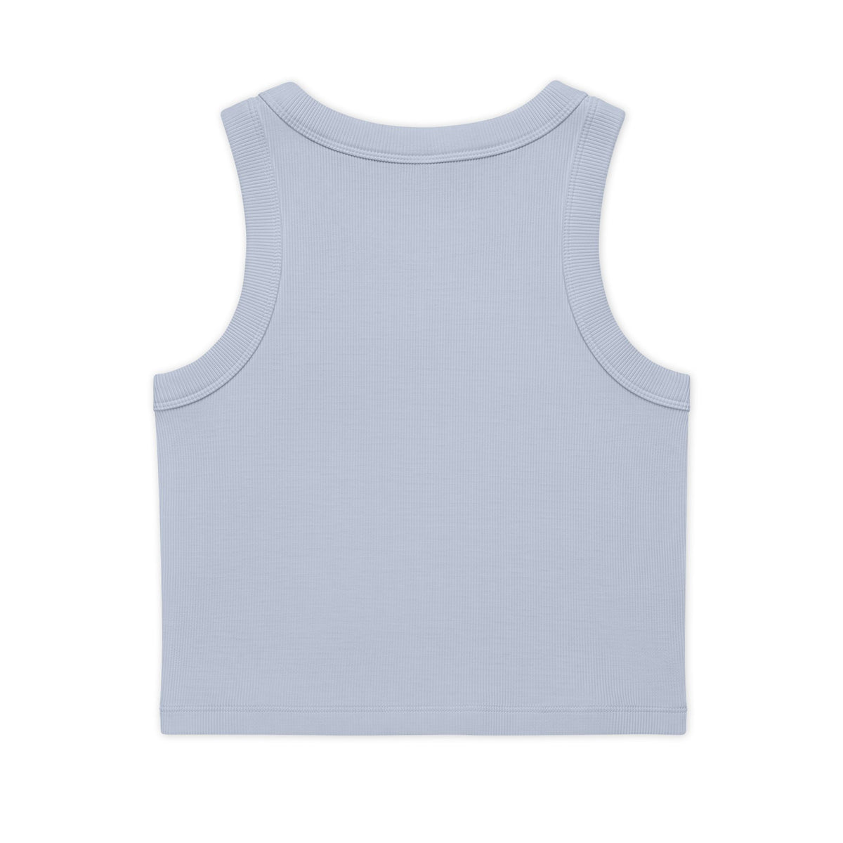 I  ME Rib Crop Tank — Self Love Organic Women's Tank Top
