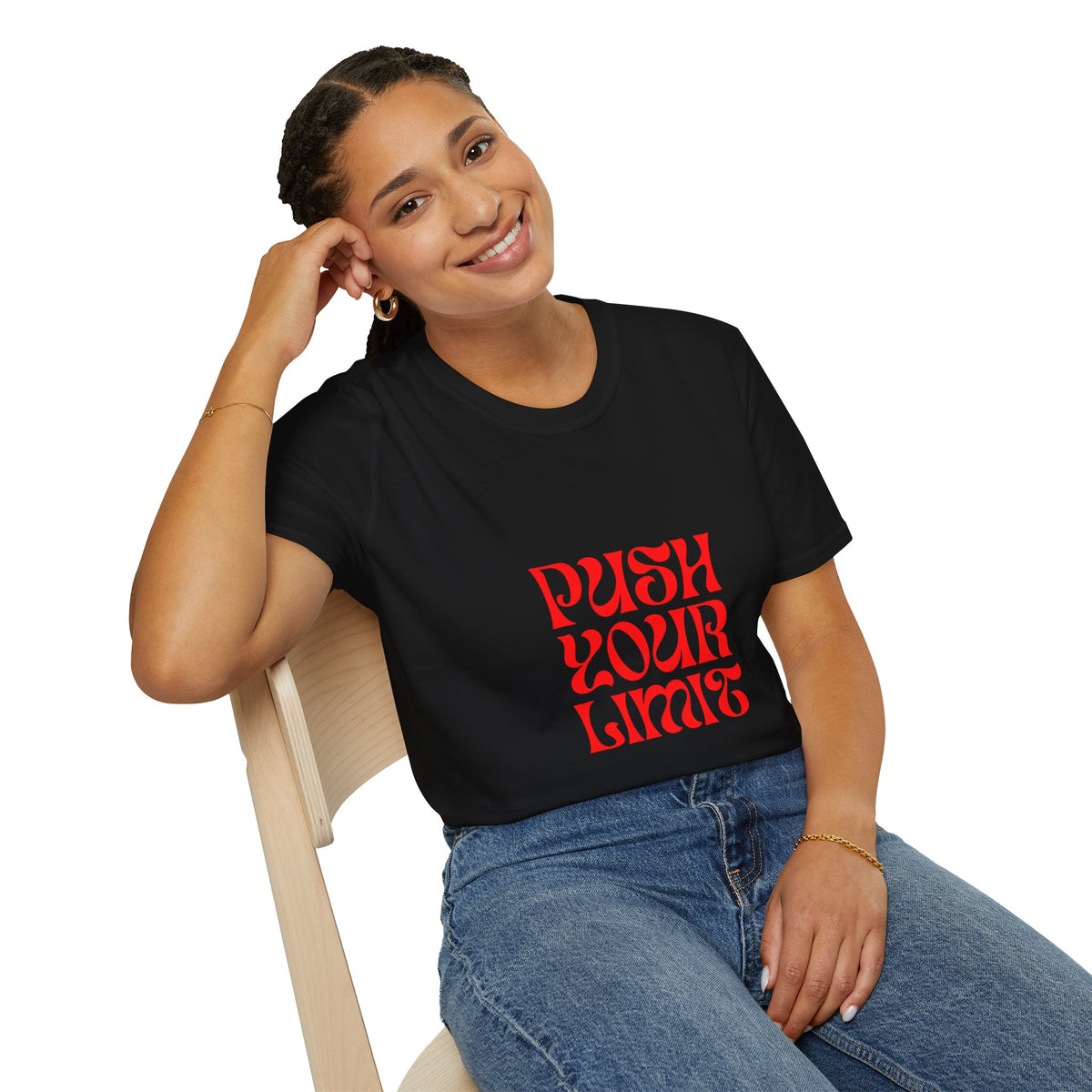 Push Your Limit T-Shirt — Motivational Retro Graphic Tee