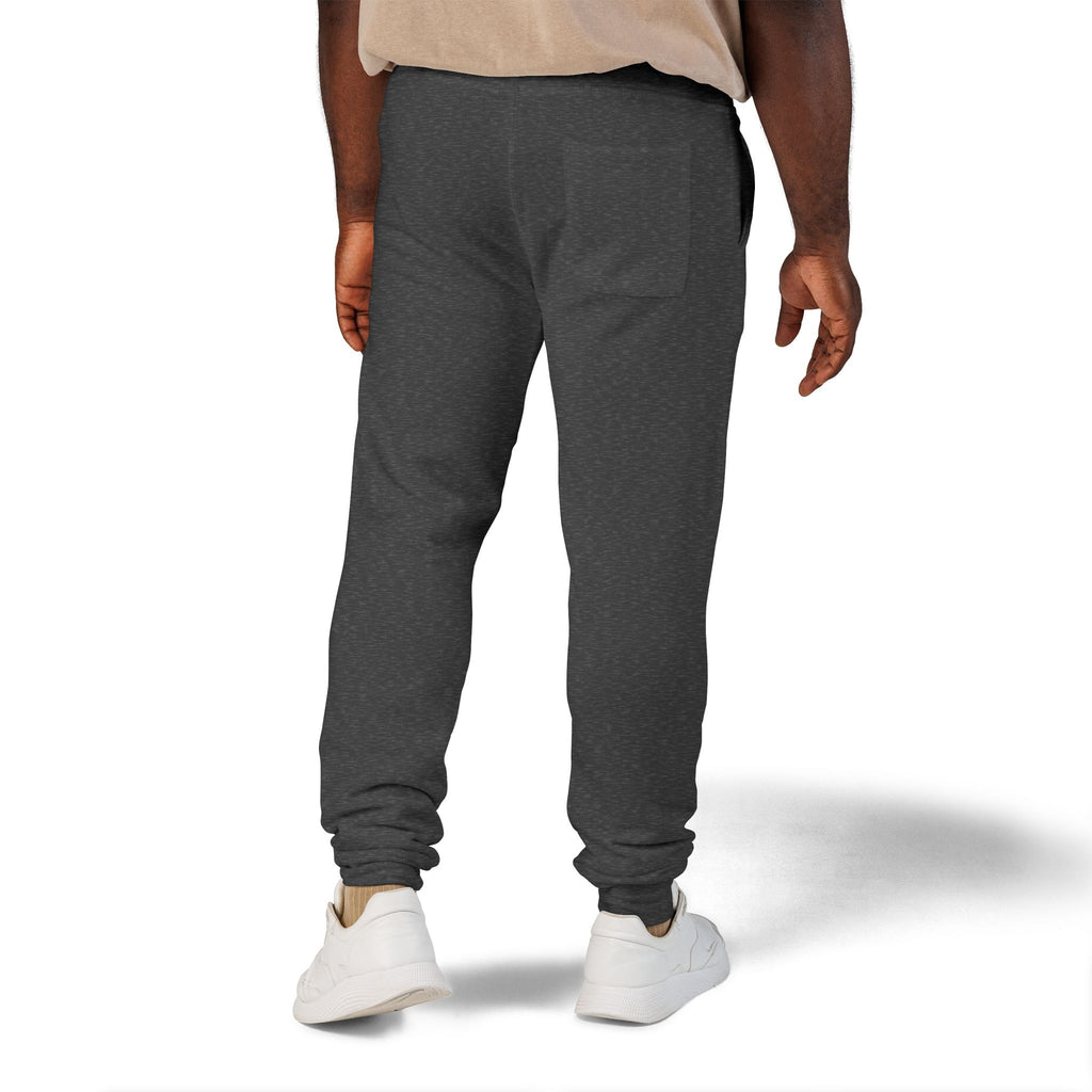 Embroidered 'Slate & Social' Fleece Sweatpants — Cozy Casual Joggers