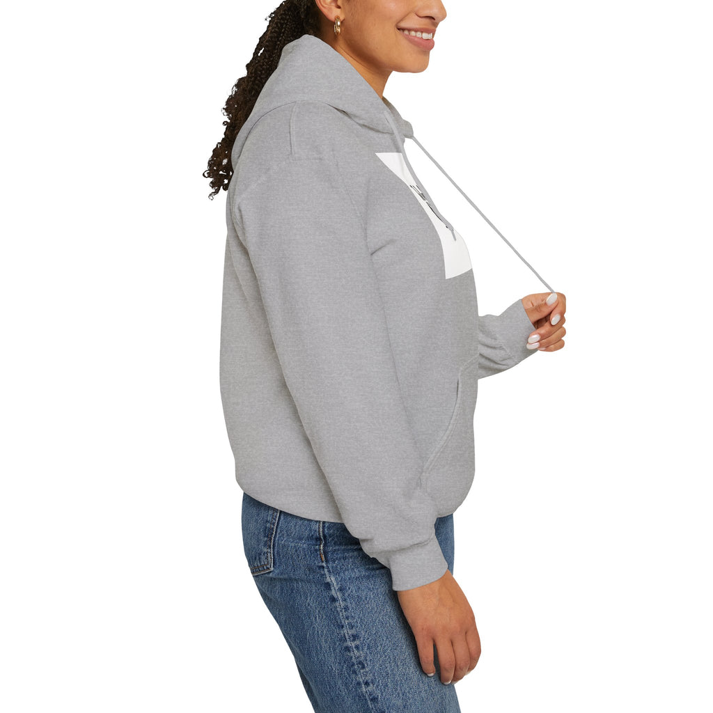 The Real Queen Hoodie — 'Slate & Social' Graphic Pullover for Bold Fashionistas