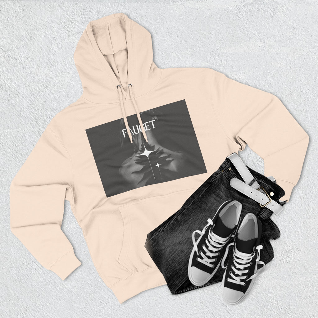 Hoodie — 'FAUCET' Monochrome Prayer Hands Graphic Hoodie