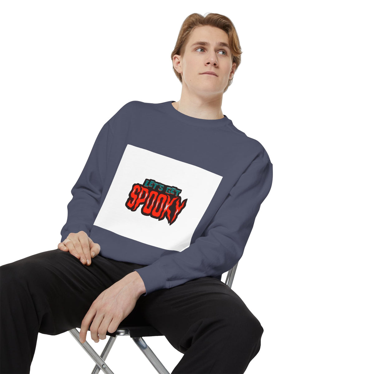 Let's Get Spooky Sweatshirt — Halloween Graphic Crewneck