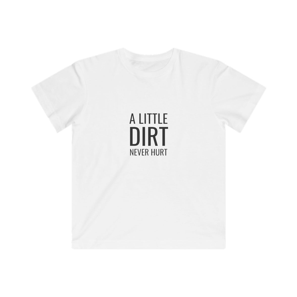 Kids Dirt Bike T‑Shirt – "A Little Dirt Never Hurt" Motocross Tee