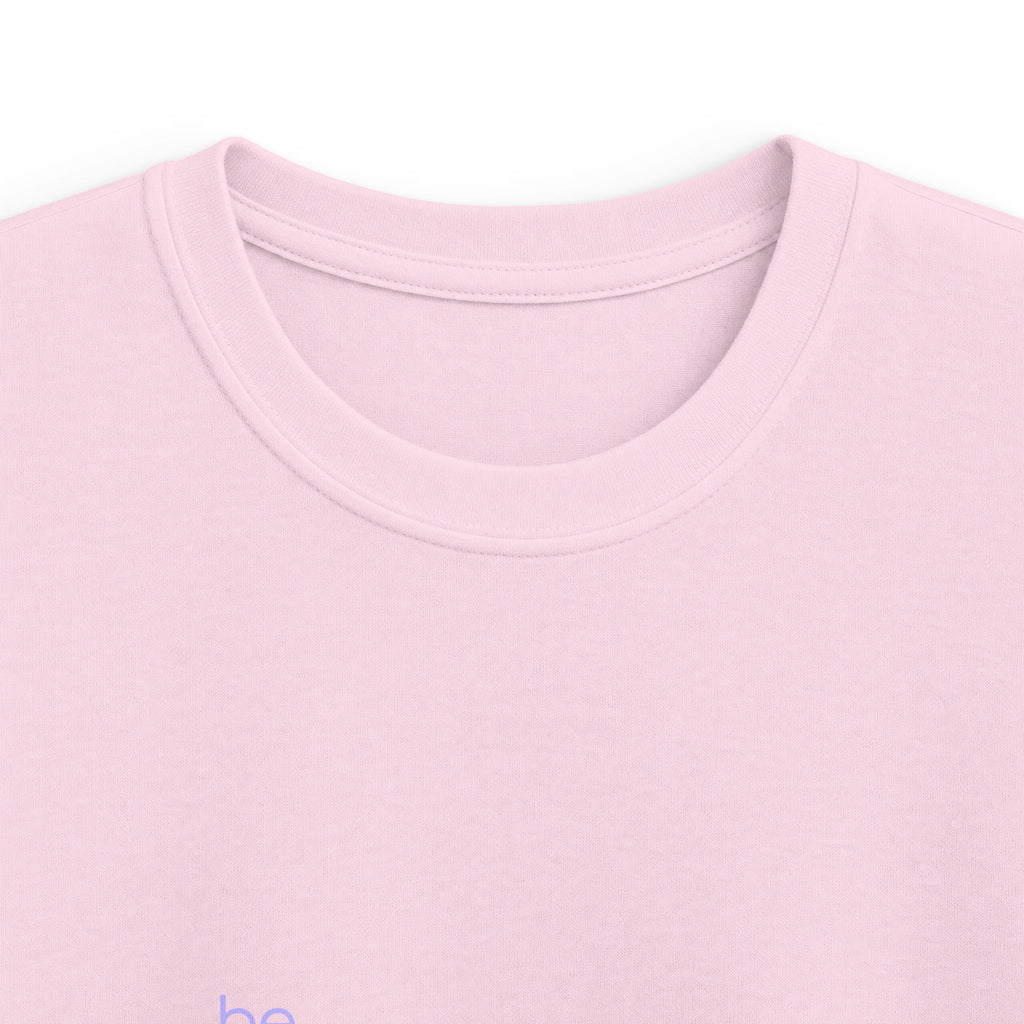Kids Tee — "Be Kind" Pastel Mirror Graphic
