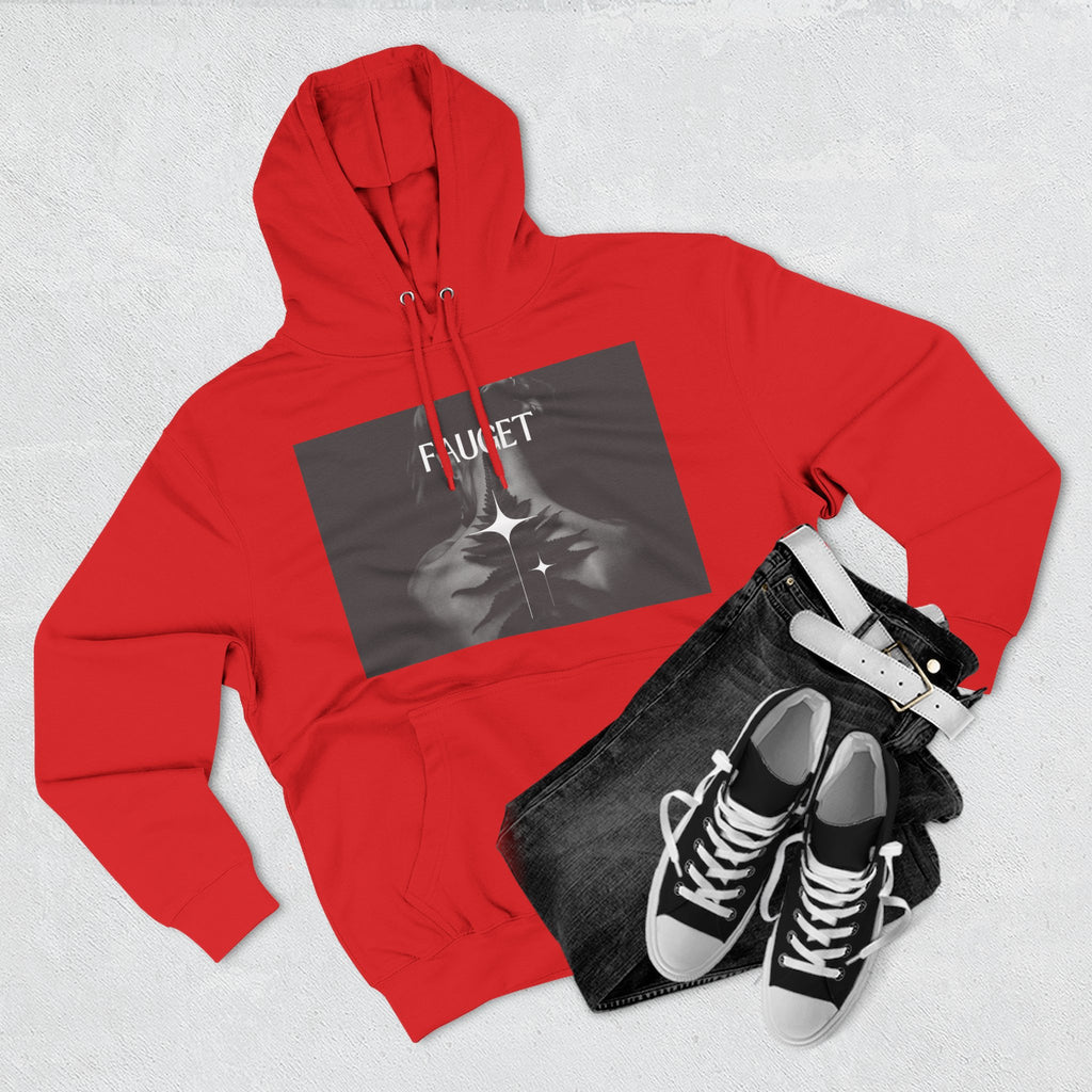 Hoodie — 'FAUCET' Monochrome Prayer Hands Graphic Hoodie