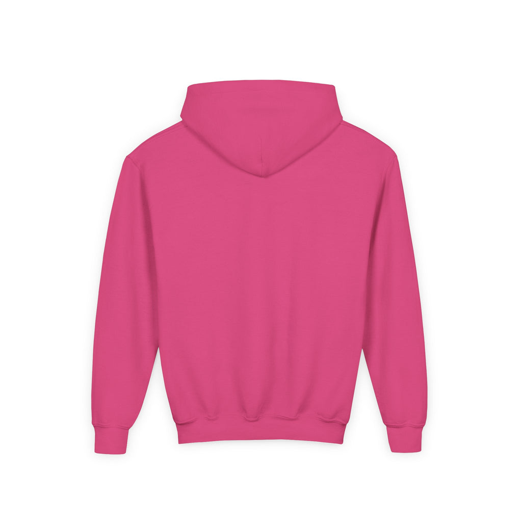 Youth Hoodie - "Slate & Social" Minimalist Text Pullover