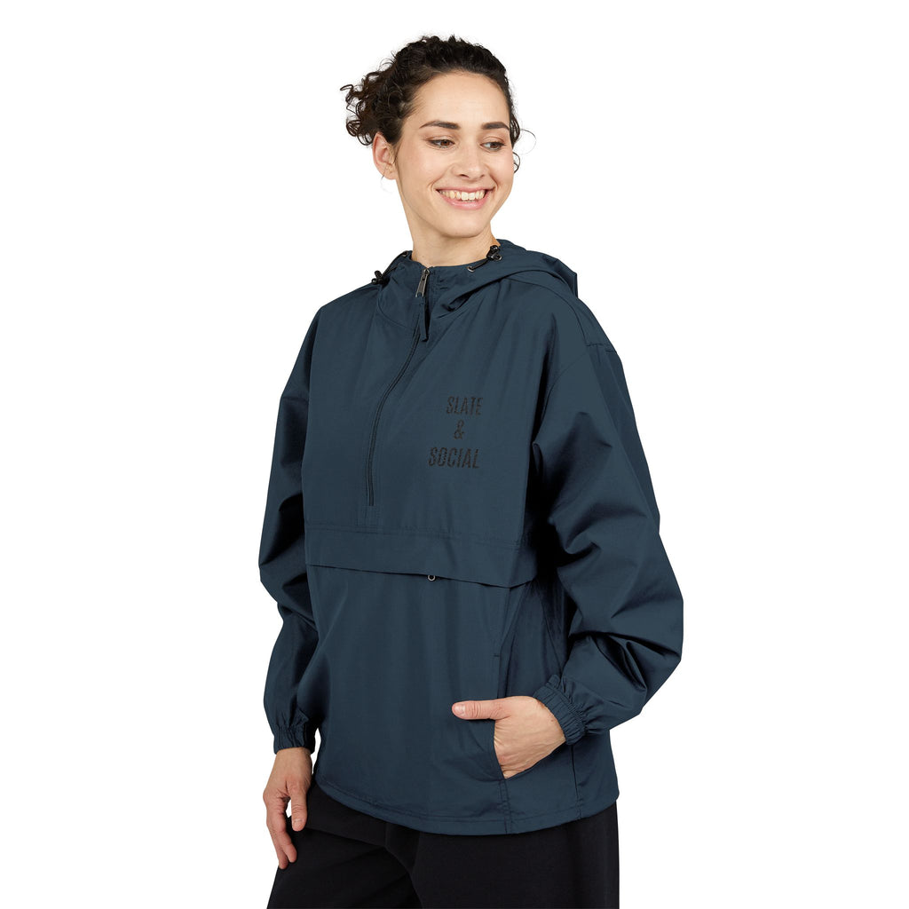 Sage & Social Orange Packable Anorak Jacket