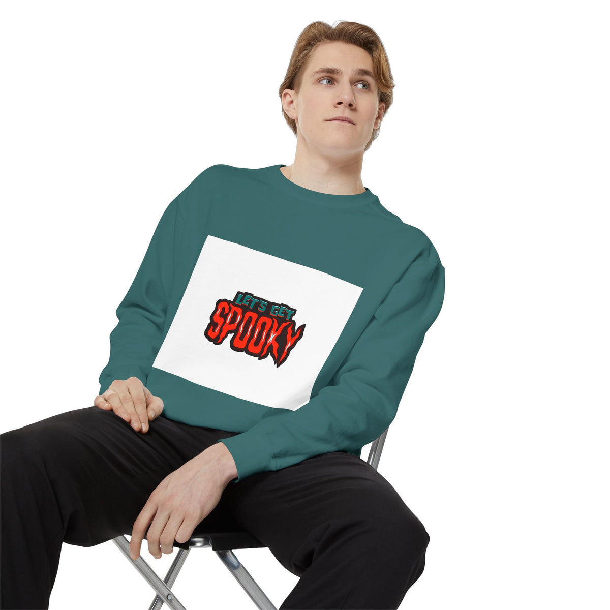 Let's Get Spooky Sweatshirt — Halloween Graphic Crewneck