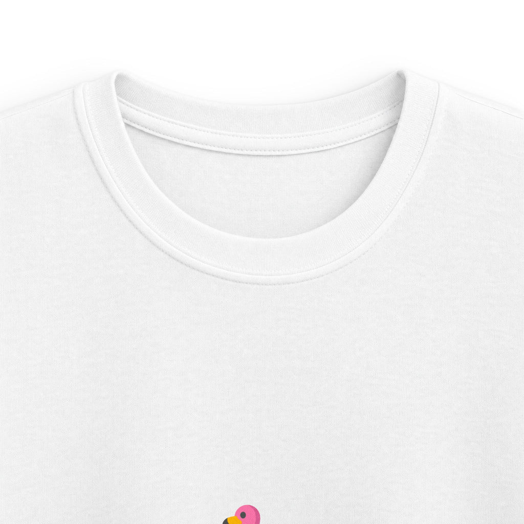 Kids T-Shirt — Pink Duck 'VIBES' Cute Summer Tee