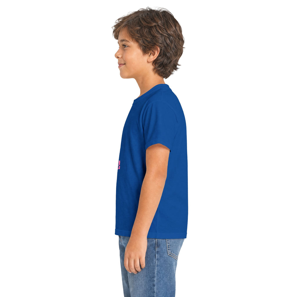 Kids T-Shirt — Pink Duck 'VIBES' Cute Summer Tee