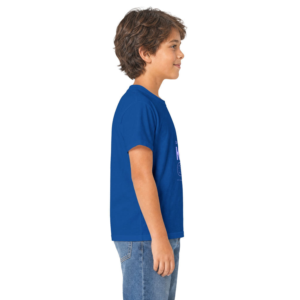 Kids Tee — "Be Kind" Pastel Mirror Graphic
