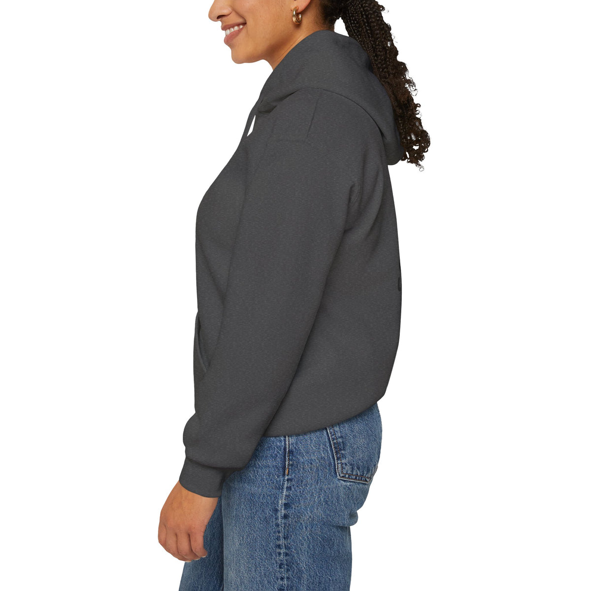 Butterfly Graphic Hoodie — 'Slate & Social' Minimalist White Pullover