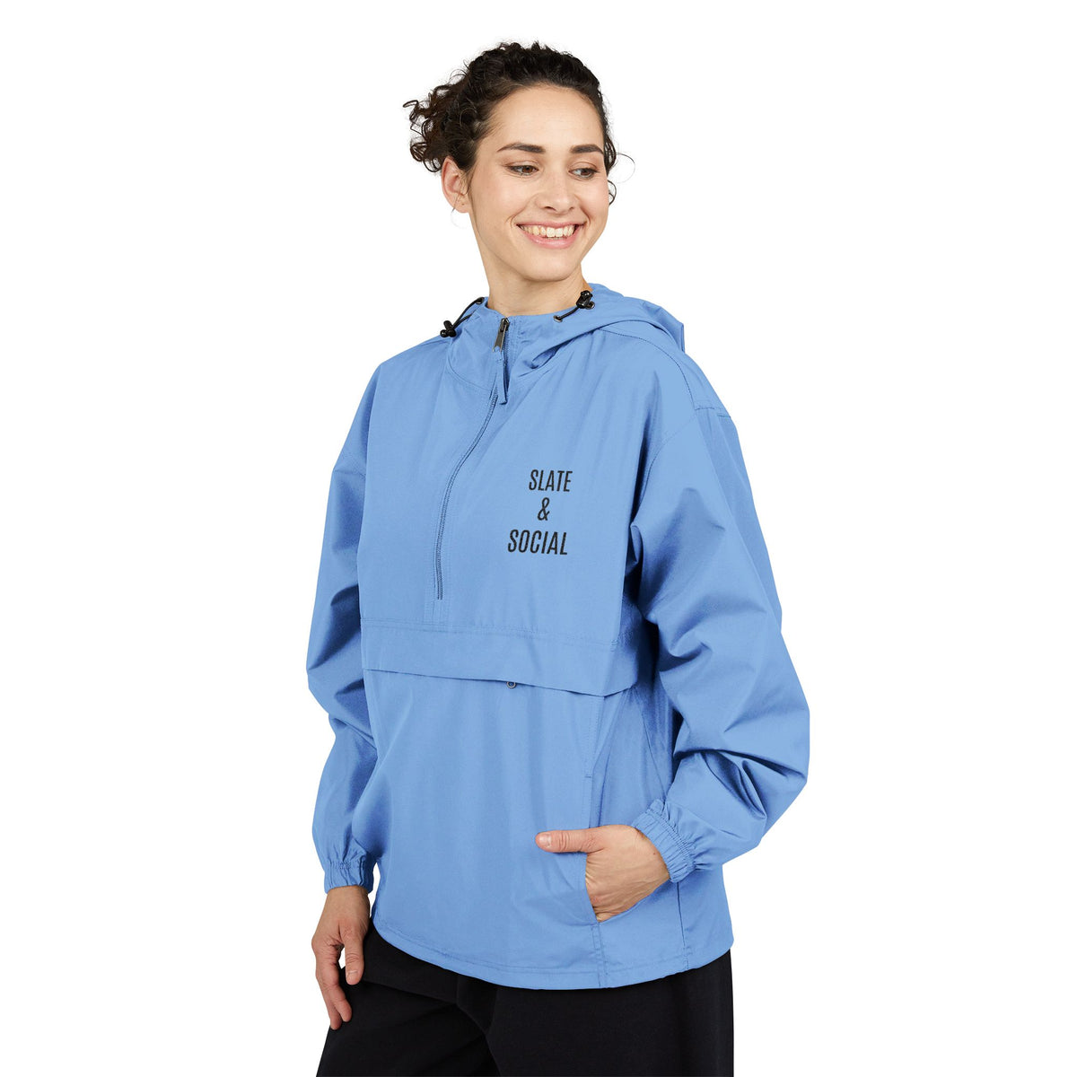 Sage & Social Orange Packable Anorak Jacket