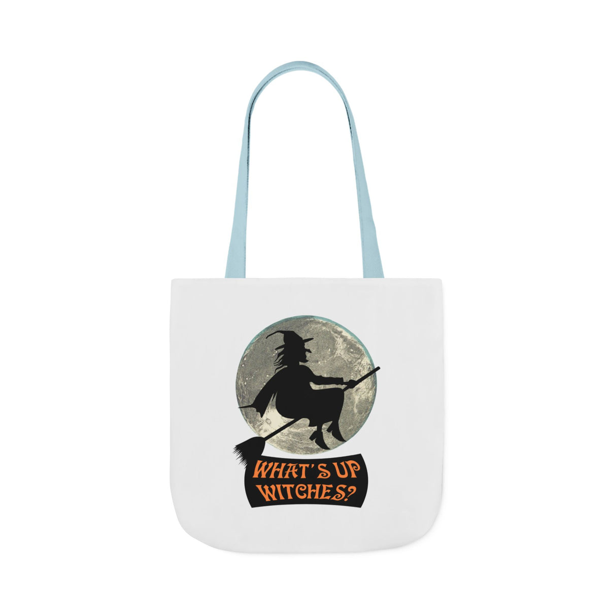 What’s Up Witches Halloween Witch Canvas Tote Bag