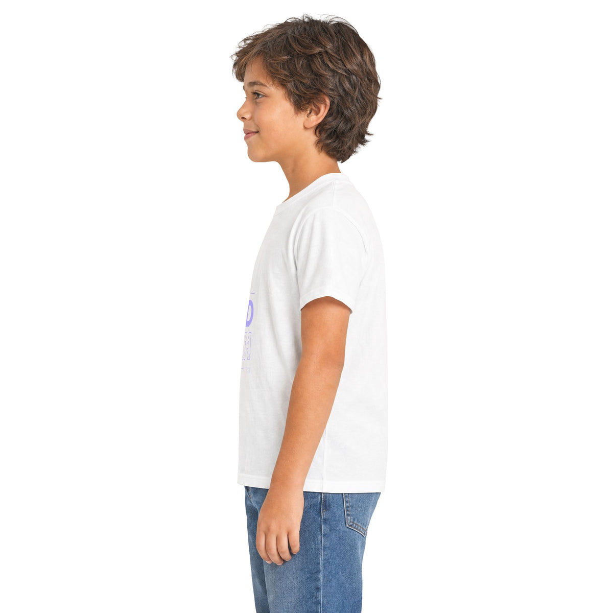 Kids Tee — "Be Kind" Pastel Mirror Graphic