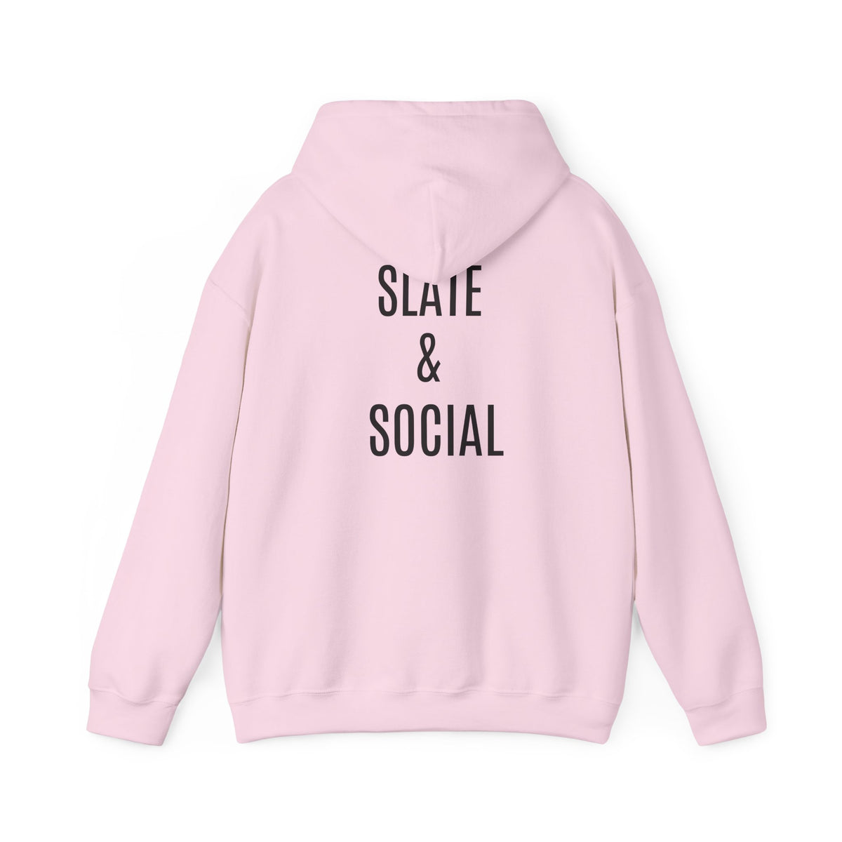 Butterfly Graphic Hoodie — 'Slate & Social' Minimalist White Pullover
