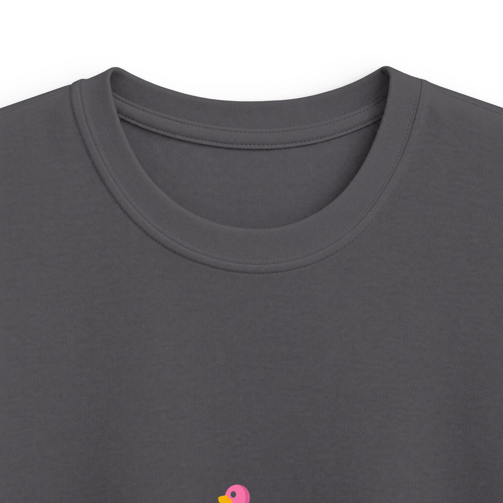 Kids T-Shirt — Pink Duck 'VIBES' Cute Summer Tee
