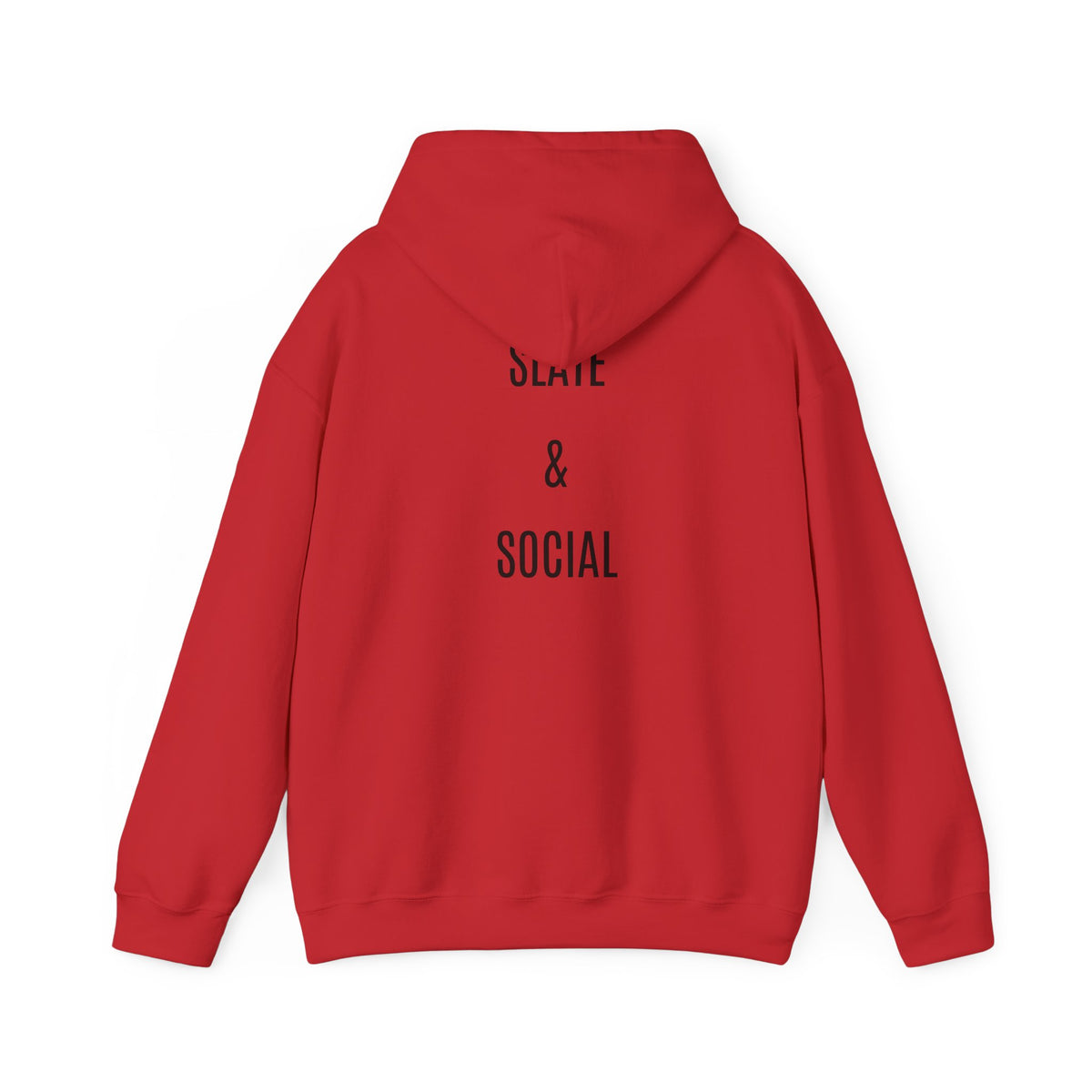 The Real Queen Hoodie — 'Slate & Social' Graphic Pullover for Bold Fashionistas