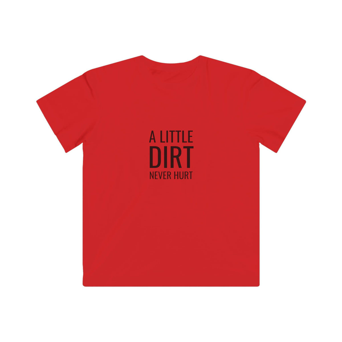 Kids Dirt Bike T‑Shirt – "A Little Dirt Never Hurt" Motocross Tee