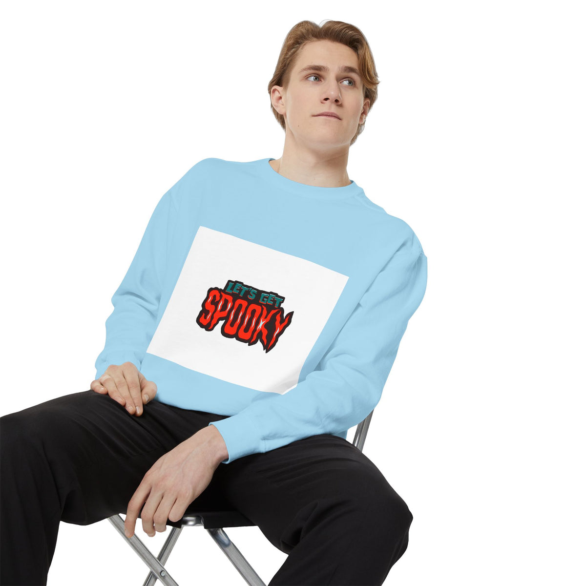 Let's Get Spooky Sweatshirt — Halloween Graphic Crewneck