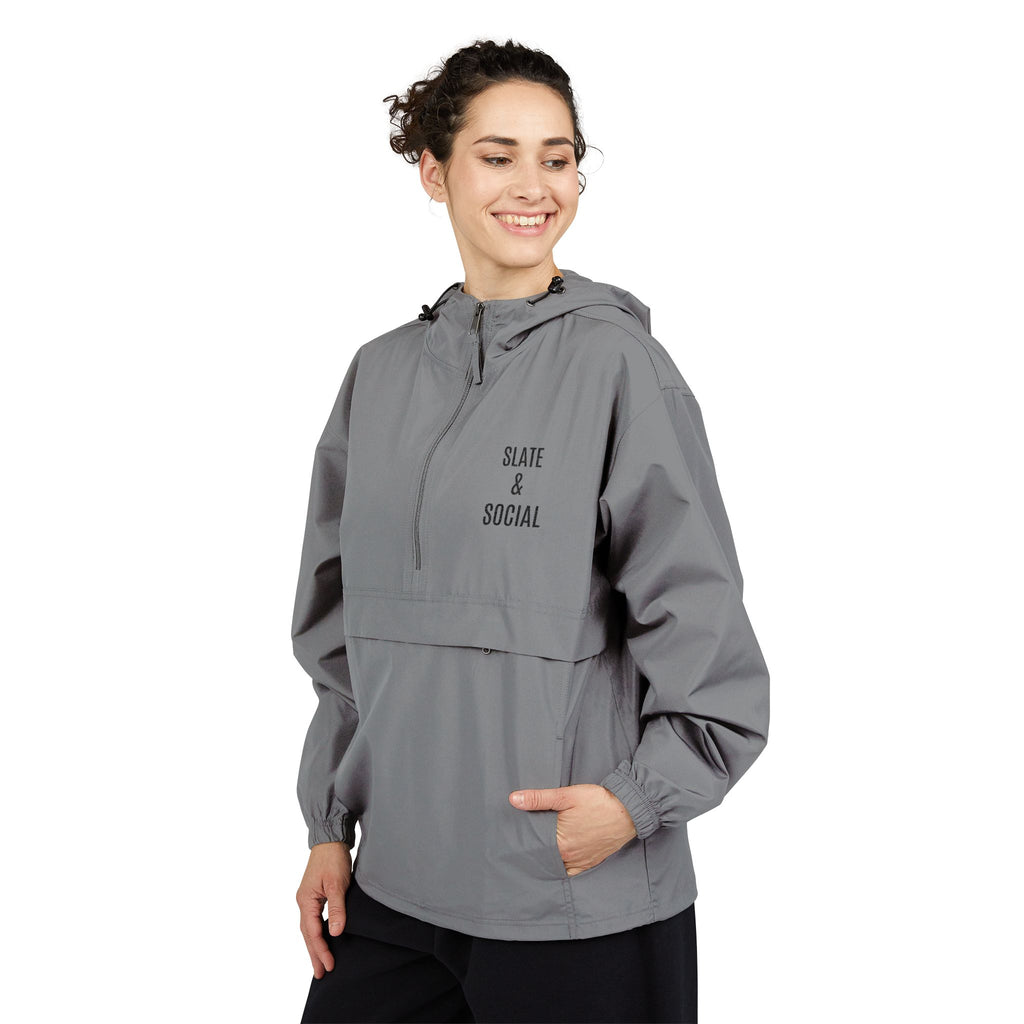 Sage & Social Orange Packable Anorak Jacket