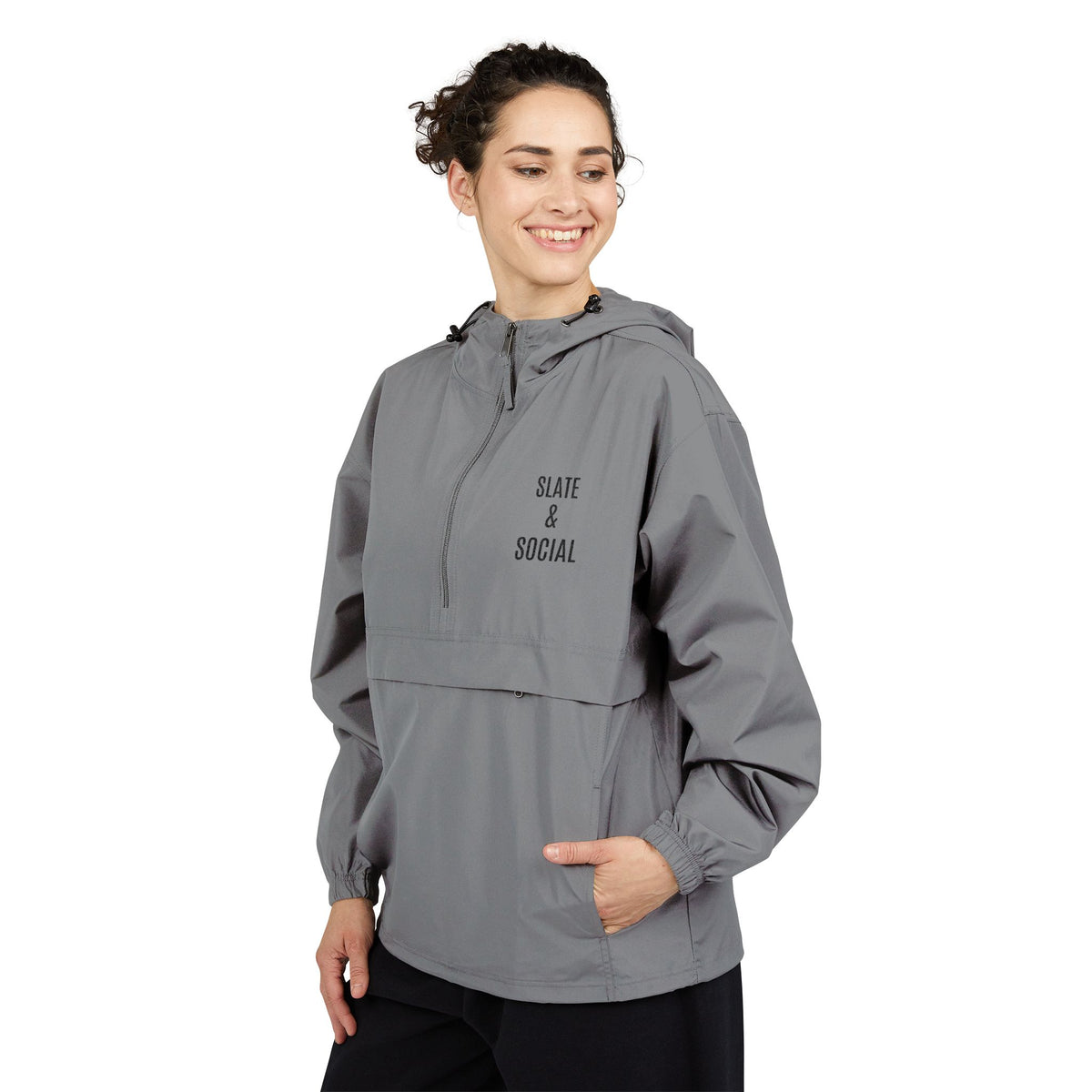 Sage & Social Orange Packable Anorak Jacket