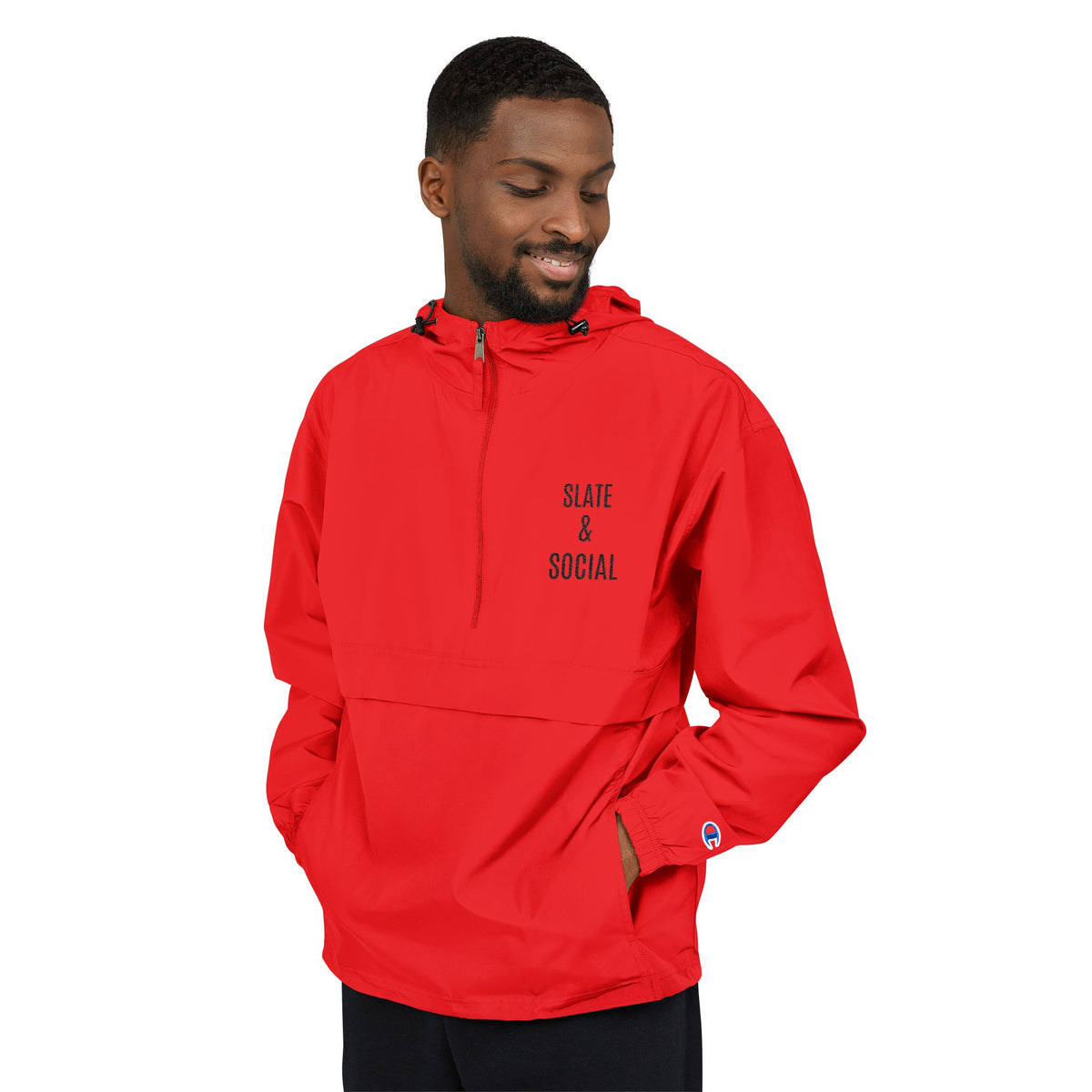 Sage & Social Orange Packable Anorak Jacket