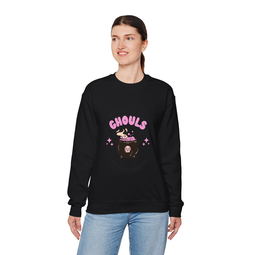 Ghoul Crewneck Sweatshirt — "Ghouls Just Wanna Have Fun" Cute Halloween Pullover