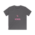 Kids T-Shirt — Pink Duck 'VIBES' Cute Summer Tee