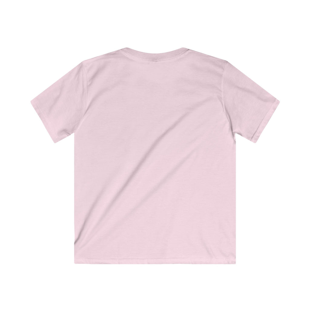 Kids Tee — "Be Kind" Pastel Mirror Graphic