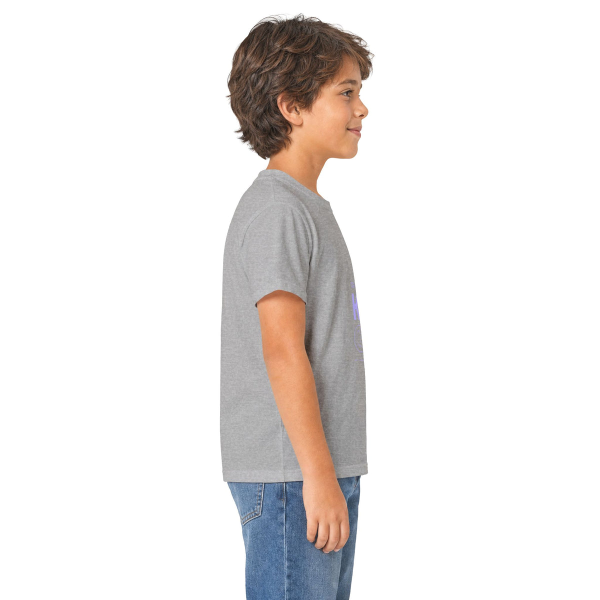 Kids Tee — "Be Kind" Pastel Mirror Graphic