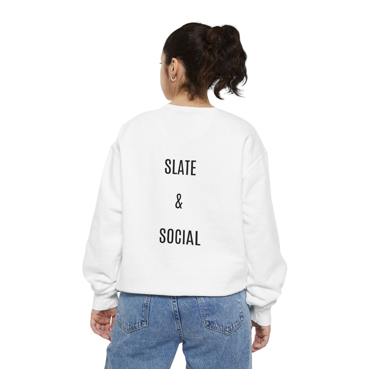 Halloween Pumpkin "Here for the Boos" Sweatshirt