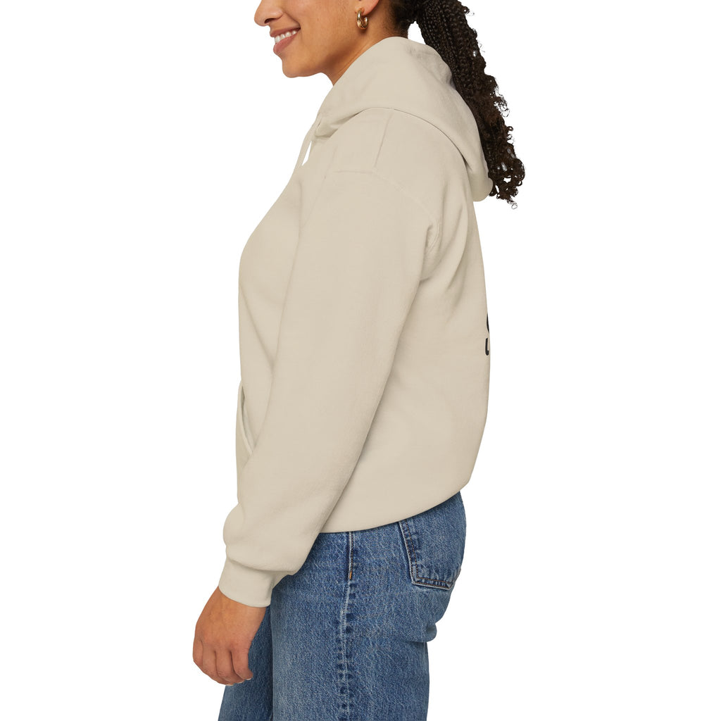 Butterfly Graphic Hoodie — 'Slate & Social' Minimalist White Pullover