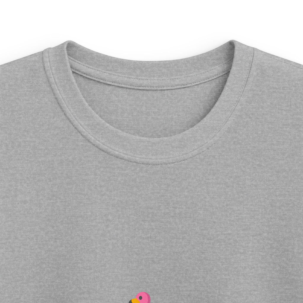Kids T-Shirt — Pink Duck 'VIBES' Cute Summer Tee