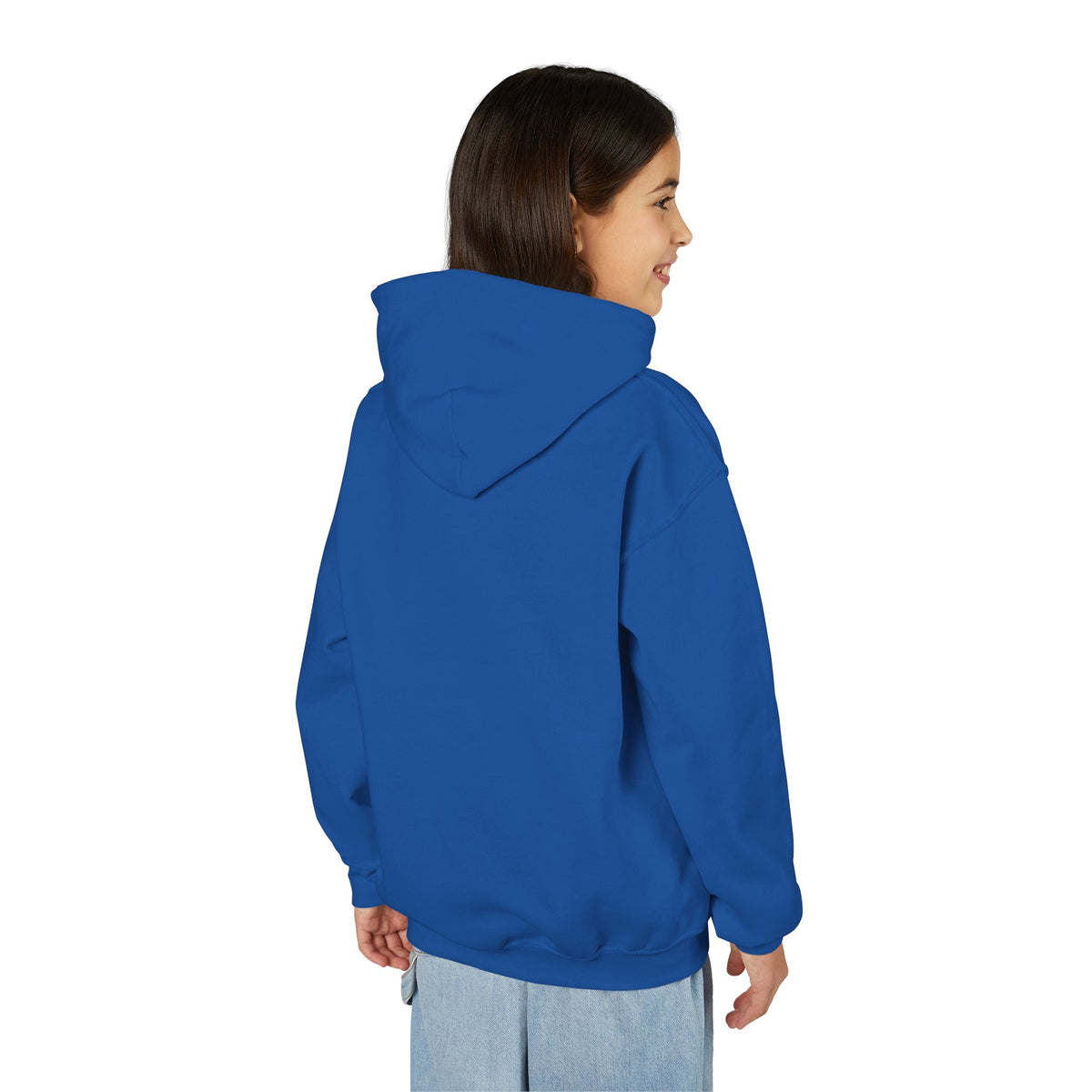 Youth Hoodie - "Slate & Social" Minimalist Text Pullover