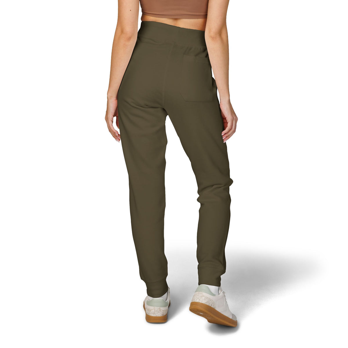 Embroidered 'Slate & Social' Fleece Sweatpants — Cozy Casual Joggers