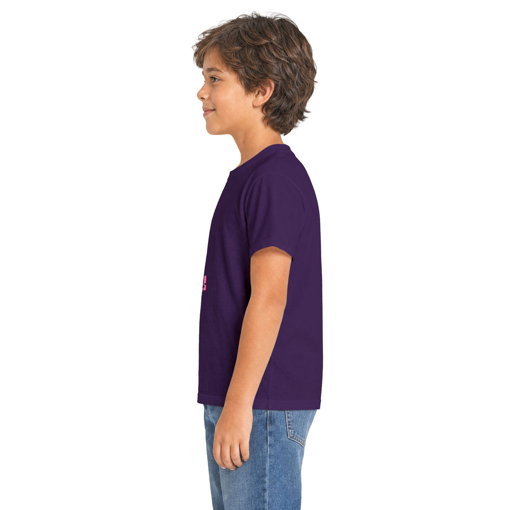 Kids T-Shirt — Pink Duck 'VIBES' Cute Summer Tee