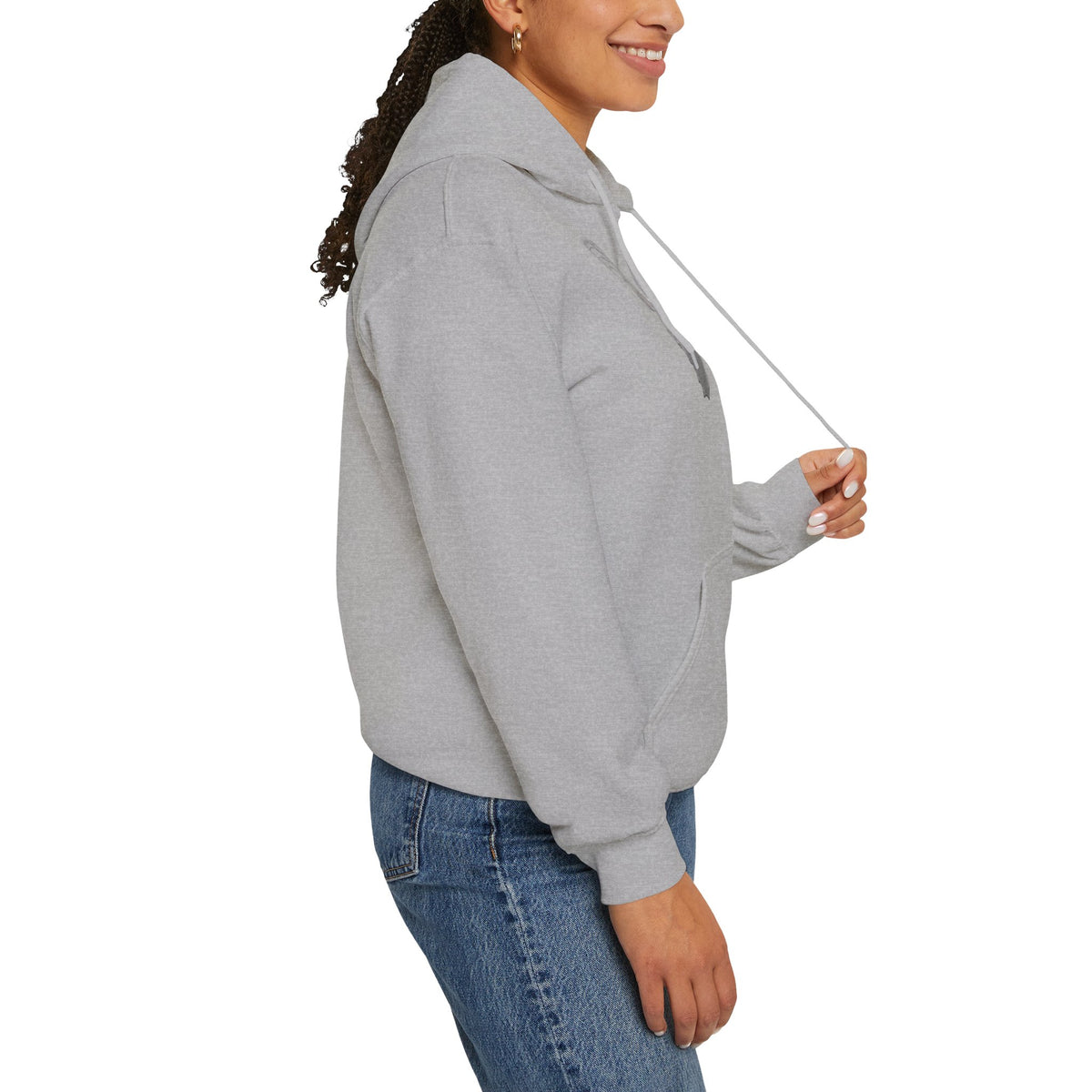Butterfly Graphic Hoodie — 'Slate & Social' Minimalist White Pullover