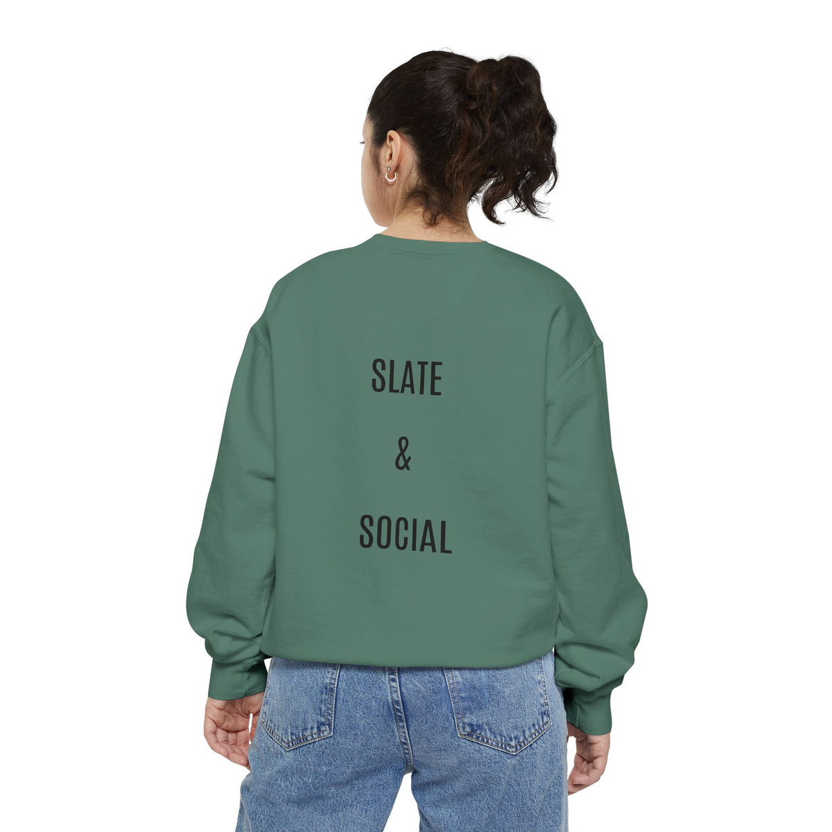 Halloween Pumpkin "Here for the Boos" Sweatshirt