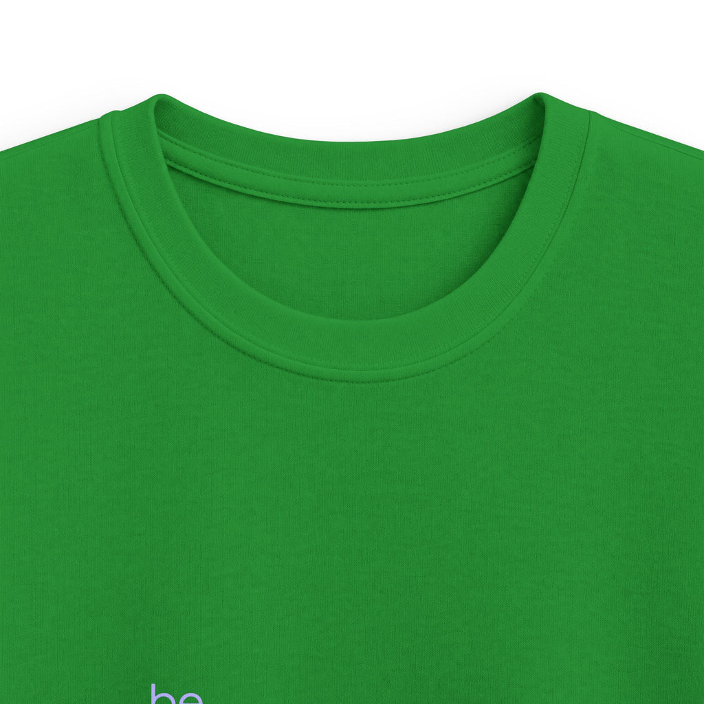 Kids Tee — "Be Kind" Pastel Mirror Graphic