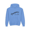 Youth Hoodie — "Progress Over Perfection" Motivational Pullover